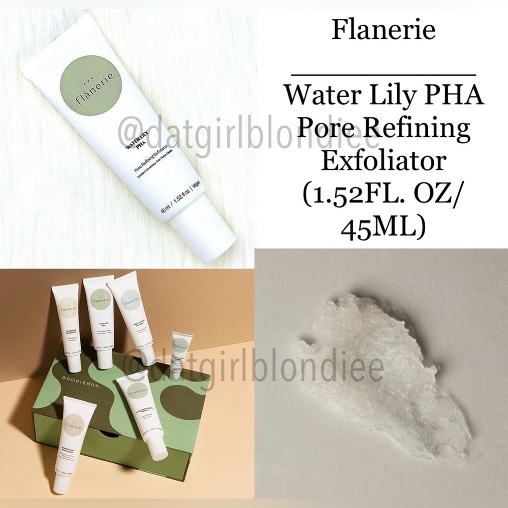 Flanerie: Water Lily PHA Pore Refining Exfoliator (1.52FL. OZ/45ml)